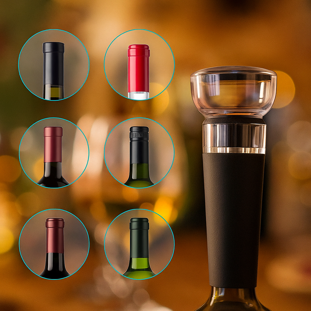 Oenova Set mit 2/4 Weinstoppern