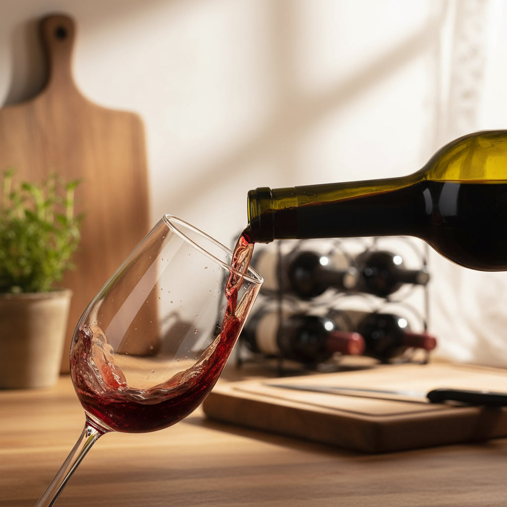 Wine Glasses, 10Oz Clear Stemmed, Red & White Wine, Set of 2 Perfect Gift